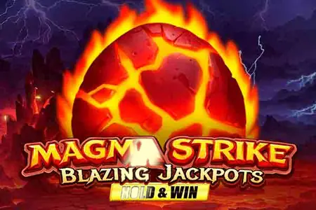 Magma Strike: Blazing Jackpots slot cover art in the SuperCat lobby