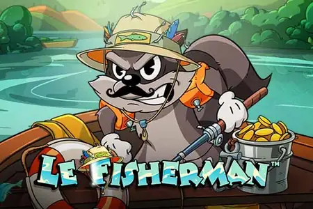 Le Fisherman slot cover art in the SuperCat lobby