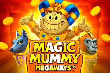 Magic Mummy Megaways slot cover art in the SuperCat lobby